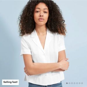 Everlane - Linen Short-Sleeve Notch Shirt